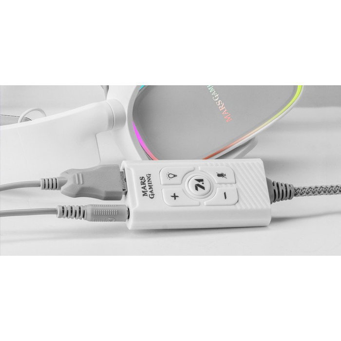 Mars Gaming MSC2W Tarjeta de Sonido 7.1 USB Blanca Mars Gaming MSC2W Tarjeta de Sonido 7.1 USB Blanca